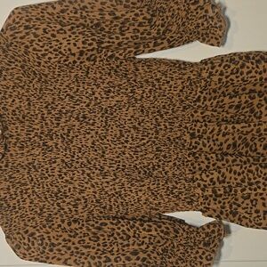 Vestique Cheetah Print Women's Top Size Small